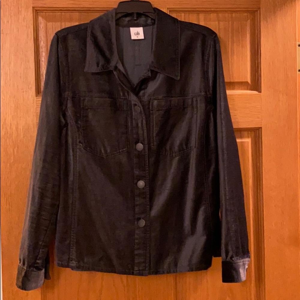 Cabi Tuesday Topper button up jacket size Med